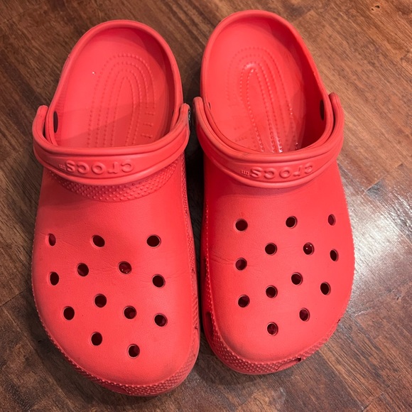 CROCS Classic Red Size 9M 11 W - Picture 3 of 9